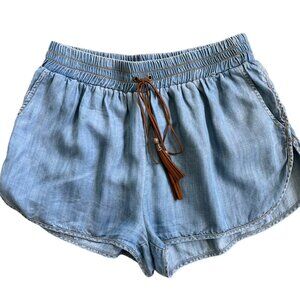 Sadie & Sage Boho Elastic Waist Shorts M